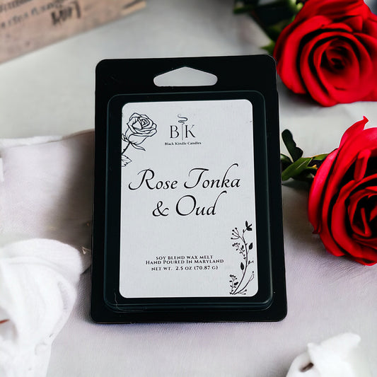 Rose Tonka Oud Luxury Wax Melt