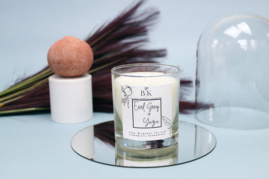 Earl Grey and Yuzu Coconut Wax Candle